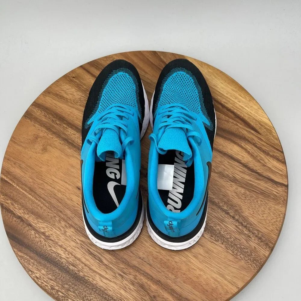 Nike Odyssey React Flyknit Shoes Mens Size 10 Blue Running Comfort Walking Gym